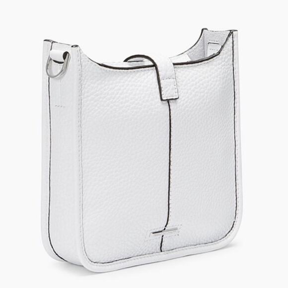 Rebecca Minkoff Unlined Whipstitch Pebble Leather Crossbody Bag. - Picture 11 of 11